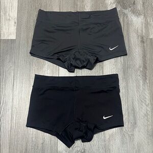 Nike woman’s performance spanx style shorts shorts/ grey& Black /Size XS